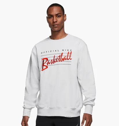 Свитшот мужской Nike Dri-Fit Standard Issue Sweatshirt White Da6741-051
