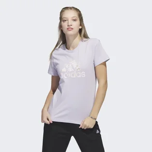 Футболка женская Adidas Floral Badge Of Sport Graphic Tee Pink H52232