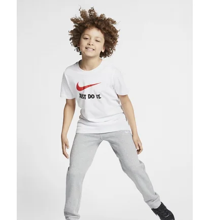Футболка детская Nike B Nsw Tee Jdi Swoosh White AR5249-100