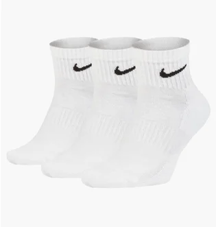 Носки унисекс Nike U Nk Everyday Cush Ankle (3 пары, утепленные) White Sx7667-100