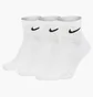 Шкарпетки унісекс Nike U Nk Everyday Cush Ankle (3 пари, утеплені) White SX7667-100