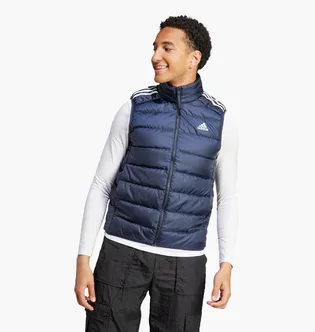 Жилетка мужская Adidas Essentials 3-Stripes Light Down Vest Blue IK3210