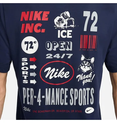 Футболка мужская Nike Dri-Fit Fitness T-Shirt Blue FV8366-451
