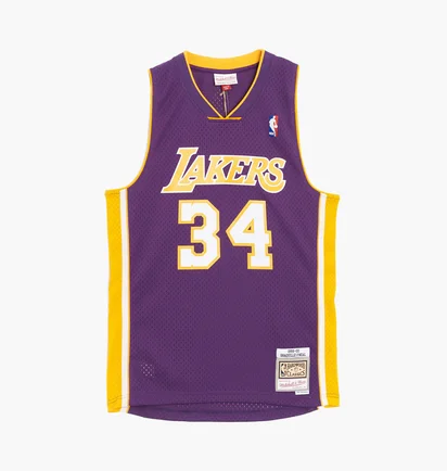 Майка чоловіча Mitchell & Ness Nba Swingman Los Angeles Lakers 99-00 Shaquille ONeal Jersey Violet SMJYGS18447-LALPURP99SON