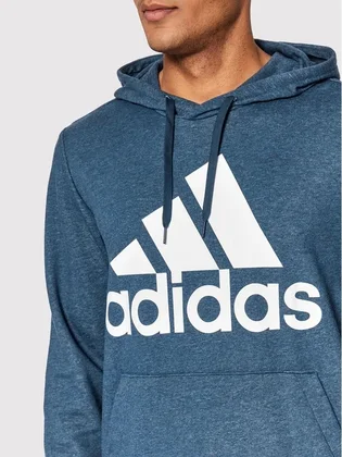 Худі чоловіче Adidas Essentials Big Logo Blue GM6965