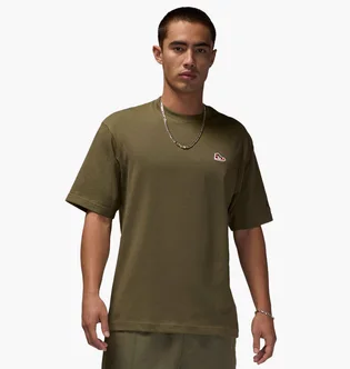 Футболка мужская Air Jordan Brand Snkr Ptch Ss Crew Olive FN5982-222