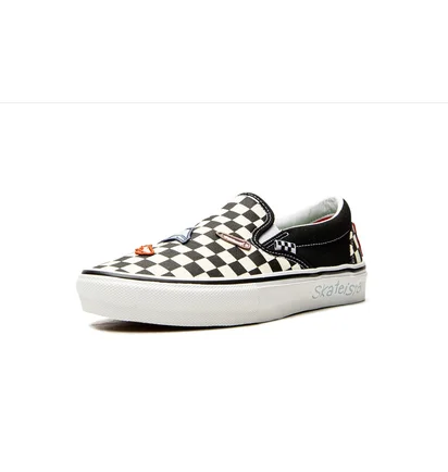 Кеды унисекс Vans Classic Slip-On Black/Beige VN0A5FCA89C