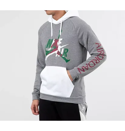 Худі чоловіче Air Jordan Jumpman Classics Fleece Hoodie Grey CK2852-093