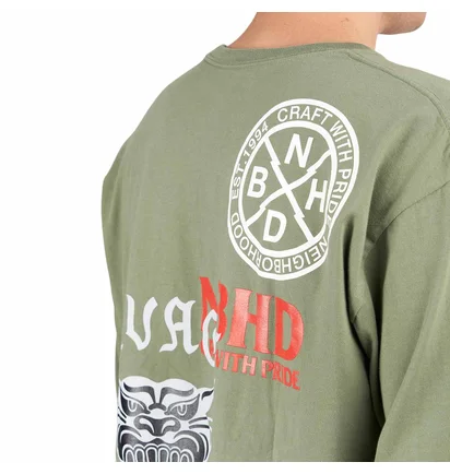 Лонгслів чоловічий Neighborhood Tee Ls-17 Olive 242PCNH-LT17