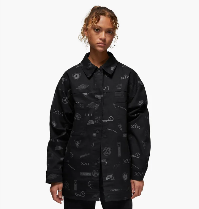 ᐉ Куртка жіноча Air Jordan WomenS Trucker Jacket Black DX0384-010