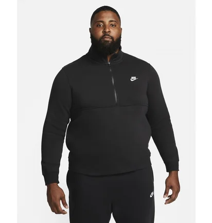 Світшот чоловічий Nike Sportswear Club Half Zip Sweatshirt Black Dd4732-011