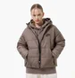 Куртка женская Nike W Nsw Syn Tf Rpl Hd Jkt Brown Dx1797-040