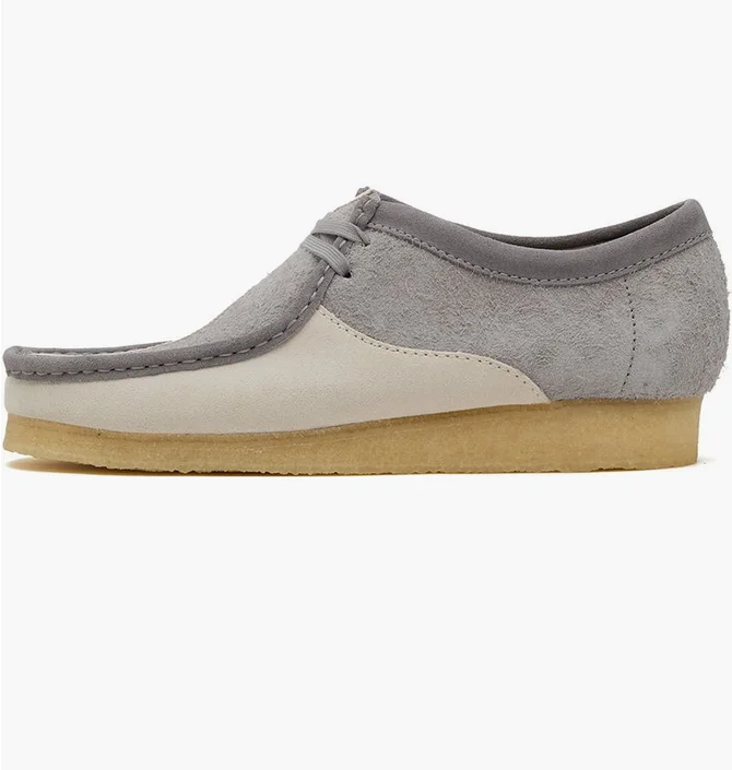 Туфлі чоловічі Clarks Originals Wallabee Grey 26176525