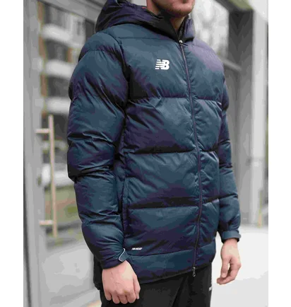 Пуховик чоловічий New Balance Team Base Blue MJ031540NV