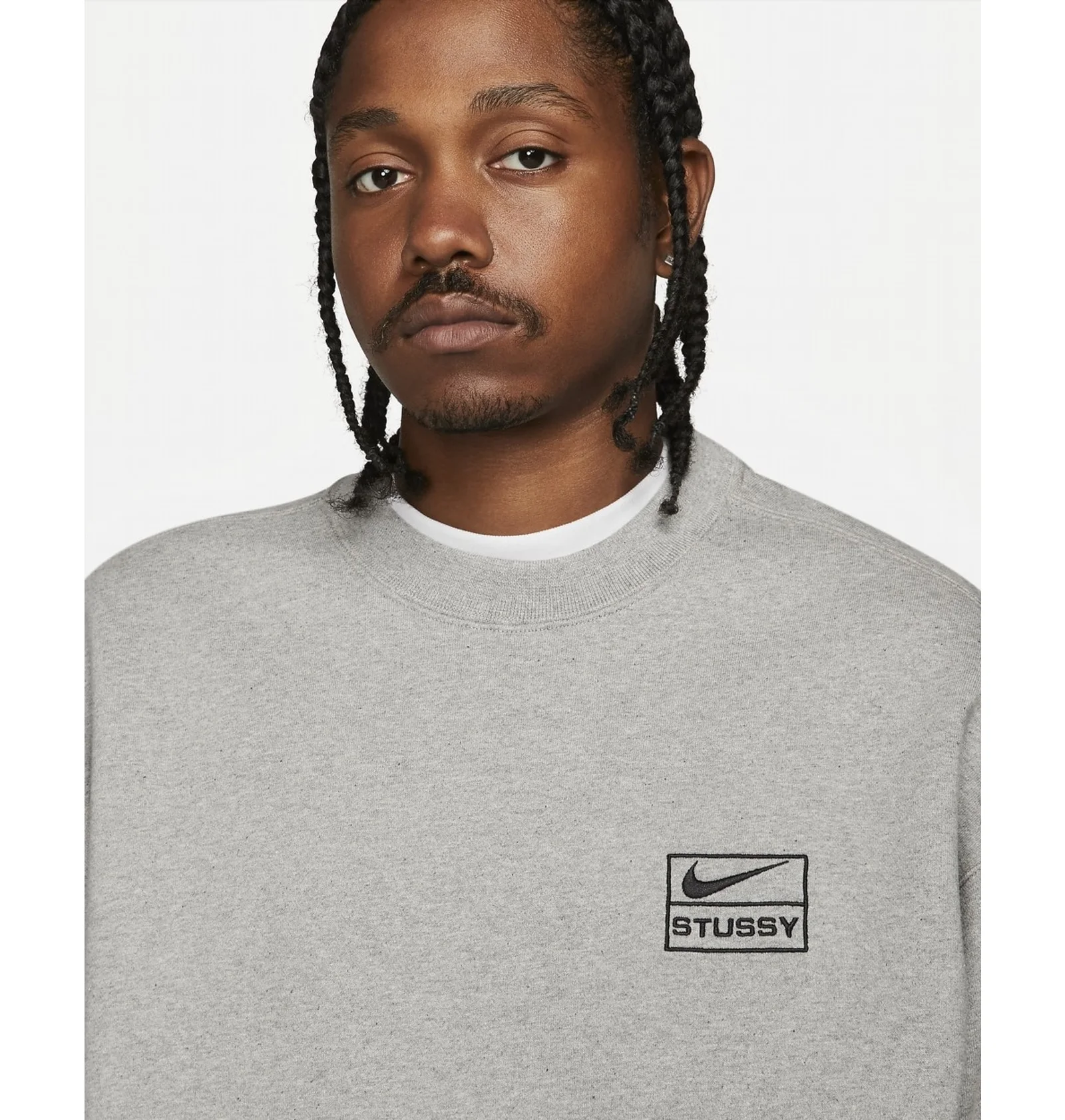 ᐉ Світшот унісекс Nike X Stüssy Fleece Crew Grey DO9337-063