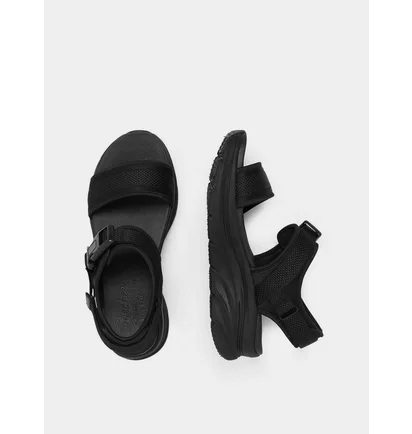 Сандали женские Skechers Relaxed Fit: DLux Walker - Daily Outing Black 119824-BBK