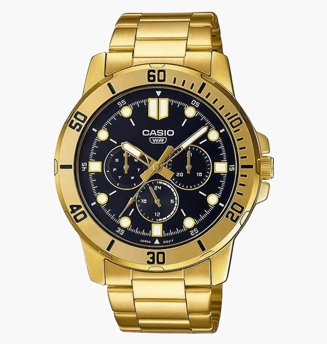 Часы мужские Casio Collection Stainless Steel MTP-VD300G-1EF