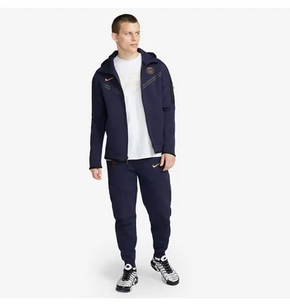 Толстовка чоловіча Nike Paris Saint-Germain 23/24 Nsw Tech Fleece Hoodie Fzwr Blue DV4827-498
