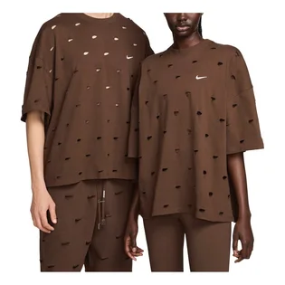 Футболка унисекс Nike T-Shirt Swoosh X Jacquemus Brown FJ3477-259