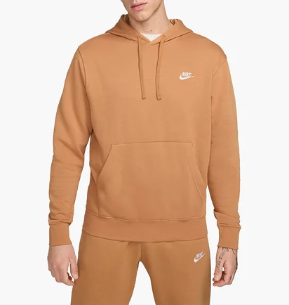 Худи мужское Nike Nsw Club Hoodie Po Bb Orange BV2654-224