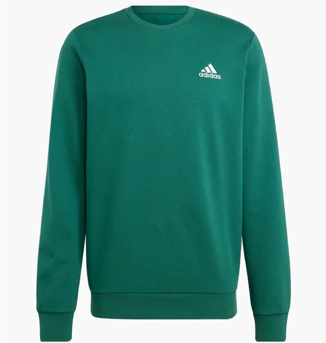 Свитшот мужской Adidas Essentials Fleece Cozy Green IJ8893