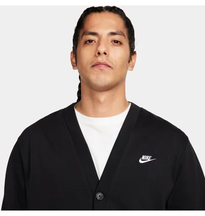 Сорочка чоловіча Nike Club Knit Fairway Cardigan Black FN3898-010