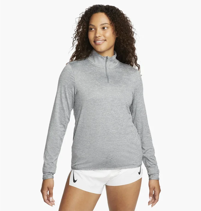 Кофта женская Nike 1/4 Dri-Fit Swift Uv Grey FB4316-084