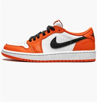Кросівки жіночі Air Jordan Wmns 1 Low White/Orange CZ0775-801