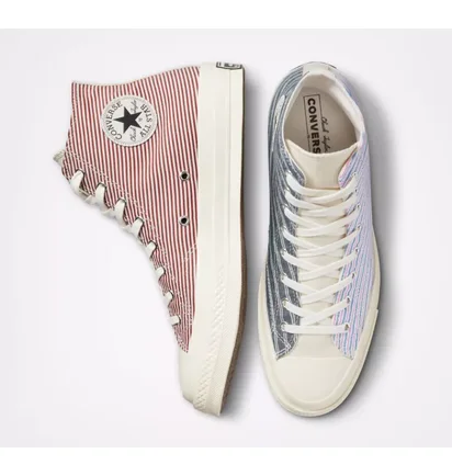 Кеди чоловічі Converse Chuck 70 Beyond Retro Stripes A00457C Blue/White A00457C