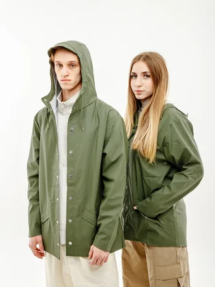 Куртка унісекс Rains Jacket Green 1201-OLIVE