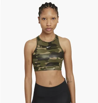 Топ жіночий Nike Womens Medium-Support 1-Piece Pad High-Neck Sports Bra Camo Dd1199-222