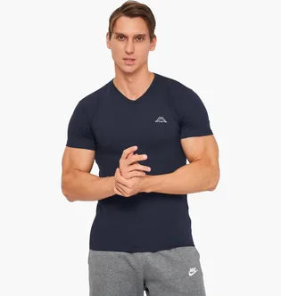 Футболка чоловіча Kappa Mezza Manica Scollo V Blue K1311-BLUNAVY