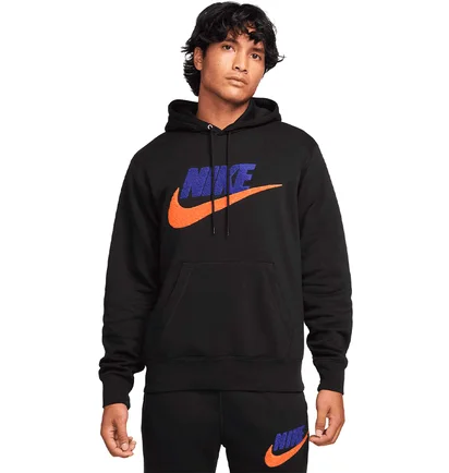 Худи мужское Nike Club Fleece Black FN3104-010