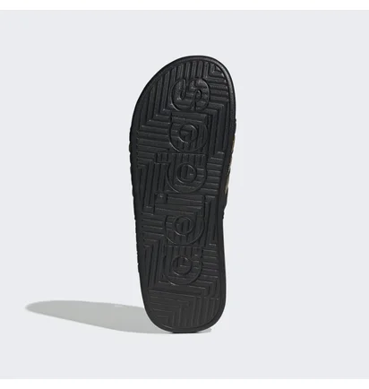 Тапочки унисекс Adidas Adissage Slides Black/Yellow Eg6517