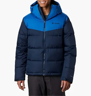 Пуховик чоловічий Columbia Iceline Ridge Omni-Heat Blue EO0902-465