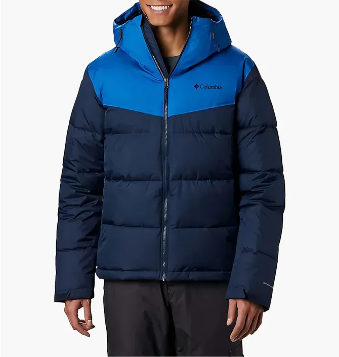 Пуховик чоловічий Columbia Iceline Ridge Omni-Heat Blue EO0902-465