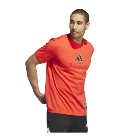 Футболка мужская Adidas Wwh Logo G T Orange IY1156