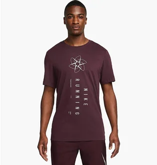 Футболка мужская Nike Dri Fit Run Division Running Tee Bordo DM5387-652