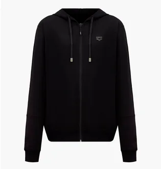 Толстовка мужская Arena Brushed Hooded F/Z Jacket Black 007686-500