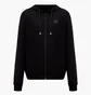 Толстовка чоловіча Arena Brushed Hooded F/Z Jacket Black 007686-500