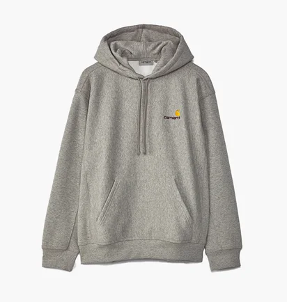 Худі чоловіче Carhartt American Script Hoodie Grey I028279-V6XX