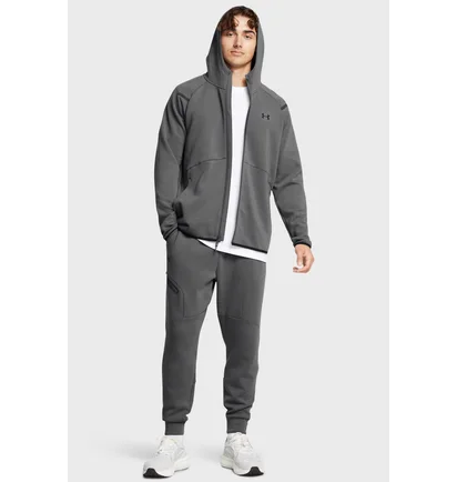 Толстовка мужская Under Armour Unstoppable Flc Fz Hd Eu Grey 1389352-025