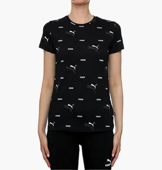 Футболка жіноча Puma Essentials+ Logo Power Tee Black 673685-04
