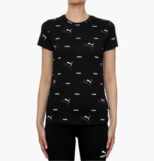 Футболка женская Puma Essentials+ Logo Power Tee Black 673685-04