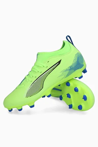 Бутсы детские Puma Ultra 5 Match Fg/Ag Green 108096-03