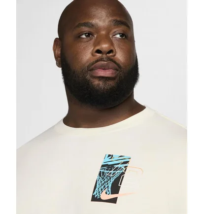 Футболка чоловіча Nike Max90 Basketball T-Shirt Beige FZ8093-113