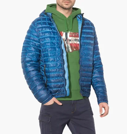 Куртка мужская Napapijri Micro Down Jacket Blue N0YF2FB07