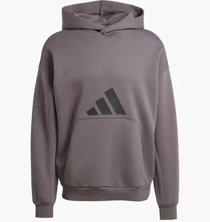 Худі чоловіче Adidas Future Icons 3 Bar Logo Grey JD4897