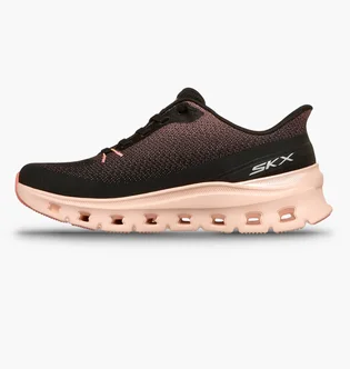 Кроссовки женские Skechers Arch Fit Glide-Step Pro Black/Peach 150730-BKCL