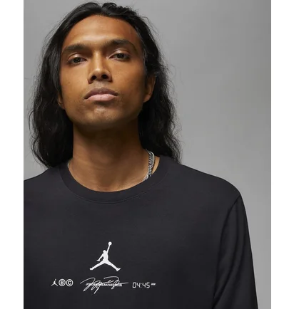 Лонгслів чоловічий Air Jordan M J Df Sprt Gfx Ls Crew Black DV8446-010